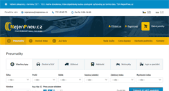 Desktop Screenshot of nejenpneu.cz